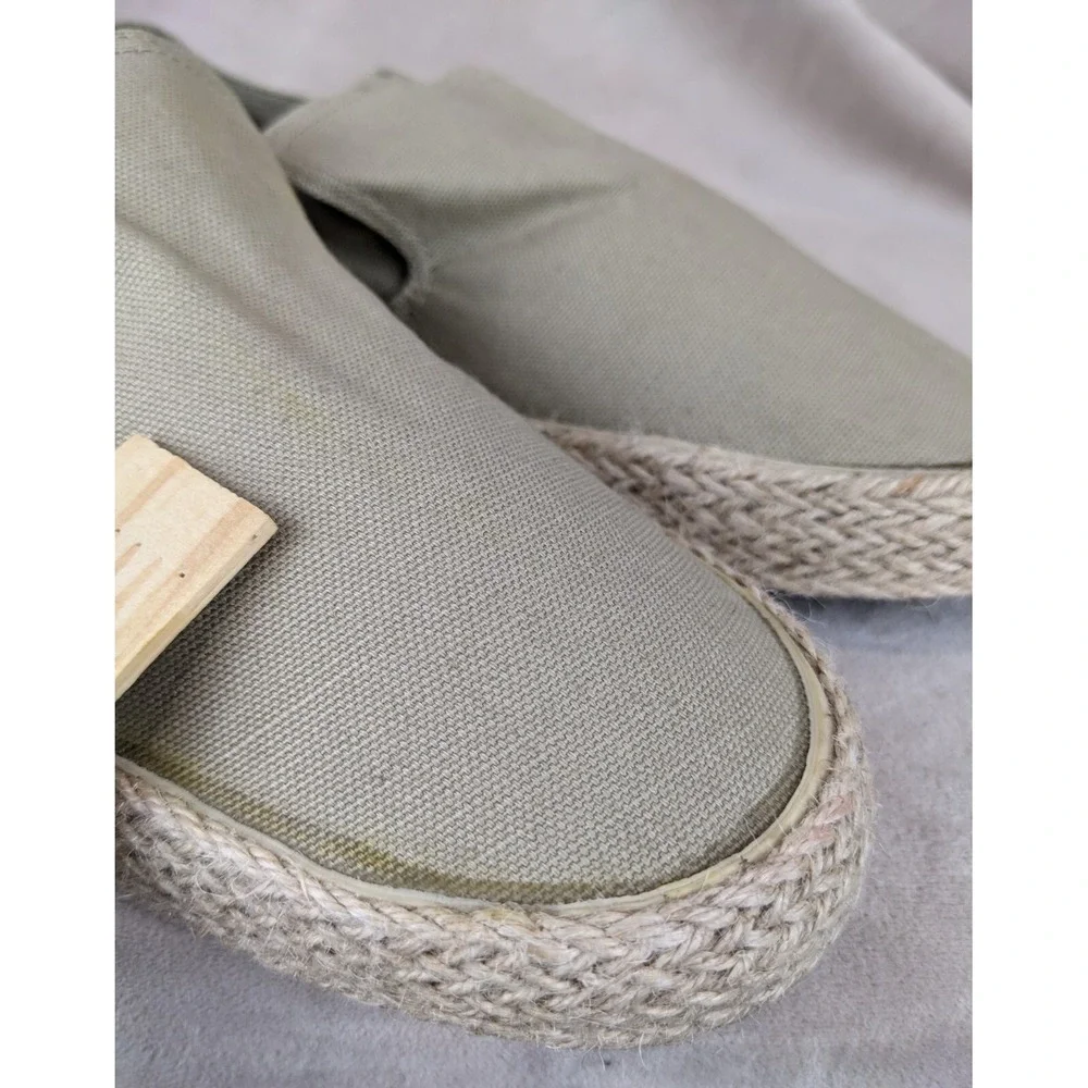 3768 10.5 270/95 Slip‎ On Hemp Wrapped Espadrilles Beige Hawaiian Boat Beach Bum